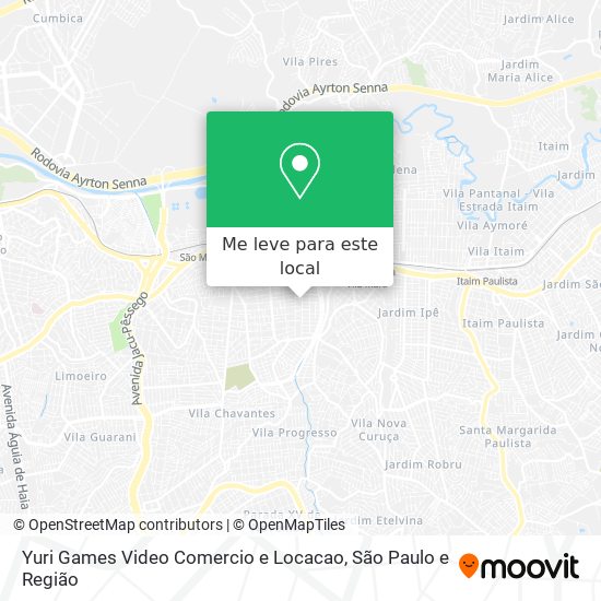 Yuri Games Video Comercio e Locacao mapa