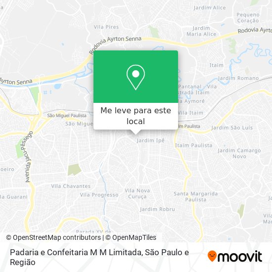 Padaria e Confeitaria M M Limitada mapa
