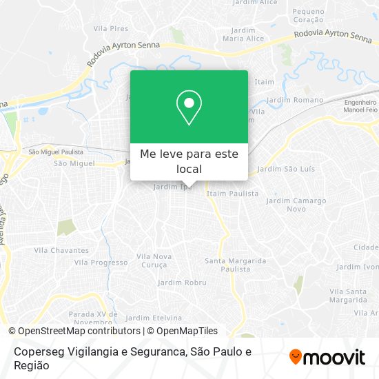 Coperseg Vigilangia e Seguranca mapa