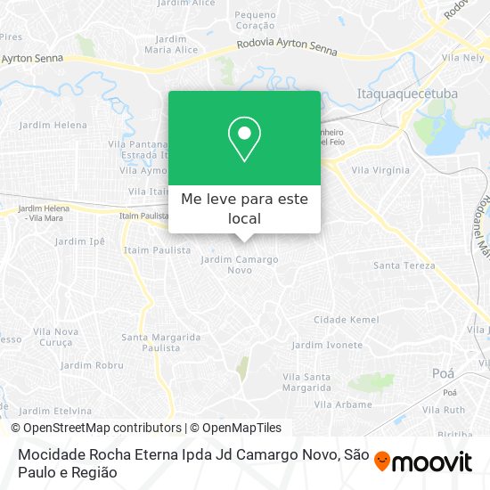 Mocidade Rocha Eterna Ipda Jd Camargo Novo mapa