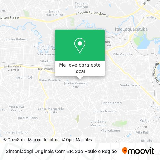 Sintoniadagi Originais Com BR mapa