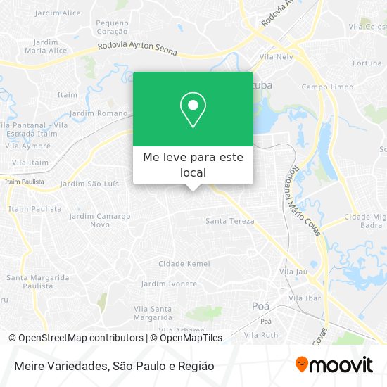 Meire Variedades mapa