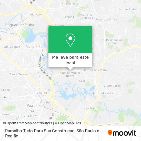 Ramalho Tudo Para Sua Construcao mapa