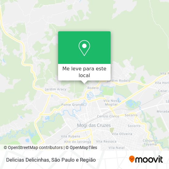 Delicias Delicinhas mapa