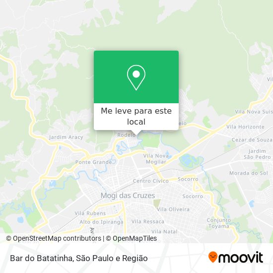 Bar do Batatinha mapa
