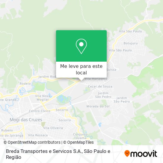 Breda Transportes e Servicos S.A. mapa