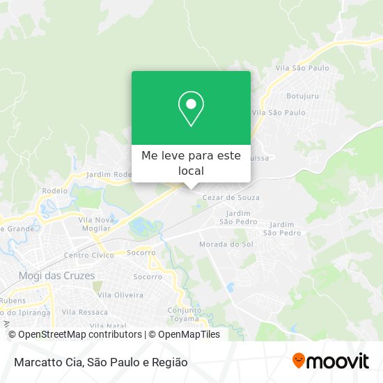 Marcatto Cia mapa