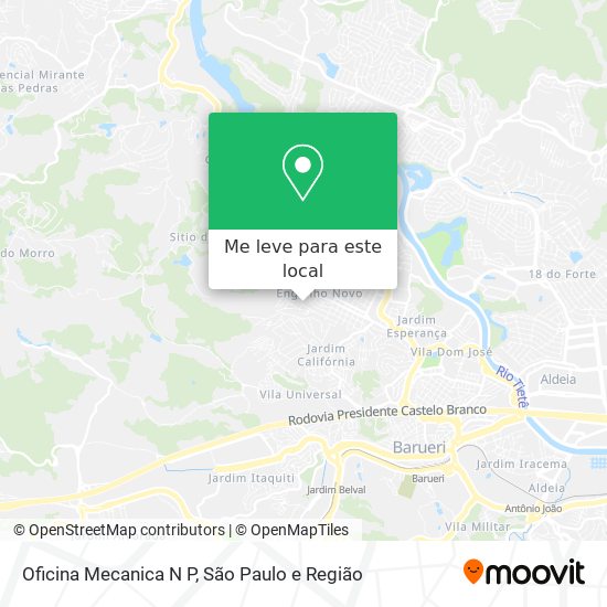 Oficina Mecanica N P mapa
