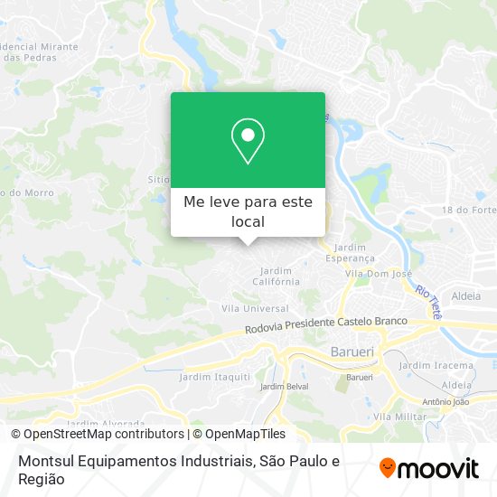Montsul Equipamentos Industriais mapa