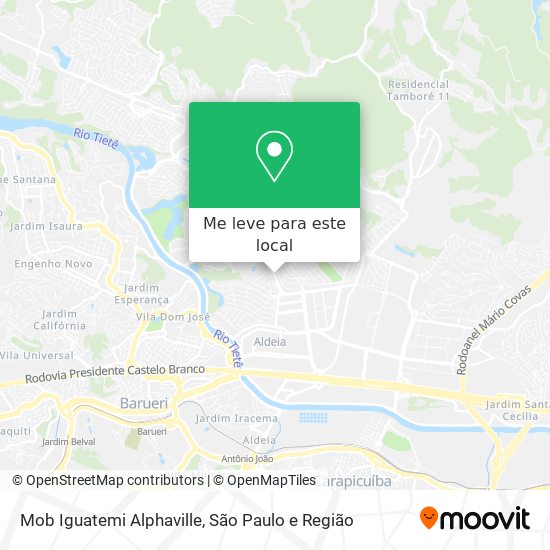 Mob Iguatemi Alphaville mapa