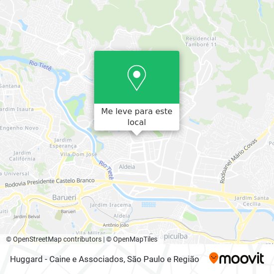 Huggard - Caine e Associados mapa