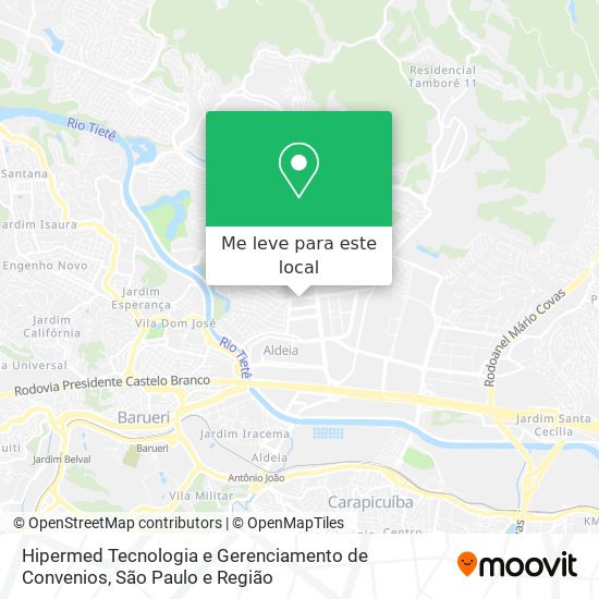 Hipermed Tecnologia e Gerenciamento de Convenios mapa
