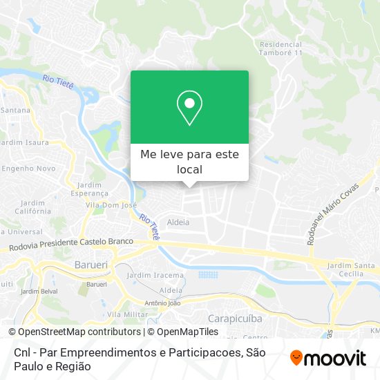 Cnl - Par Empreendimentos e Participacoes mapa