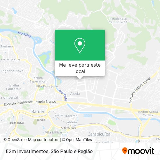 E2m Investimentos mapa