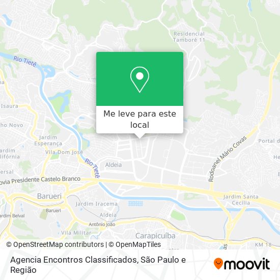 Agencia Encontros Classificados mapa