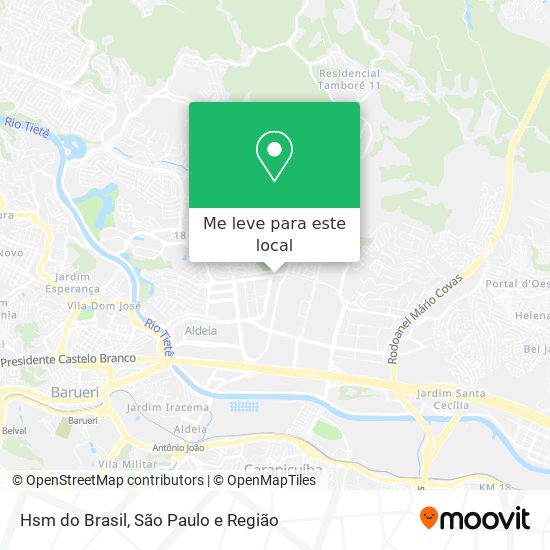 Hsm do Brasil mapa