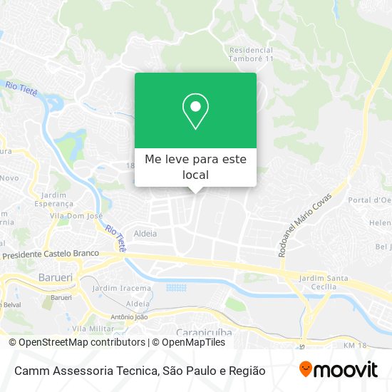 Camm Assessoria Tecnica mapa