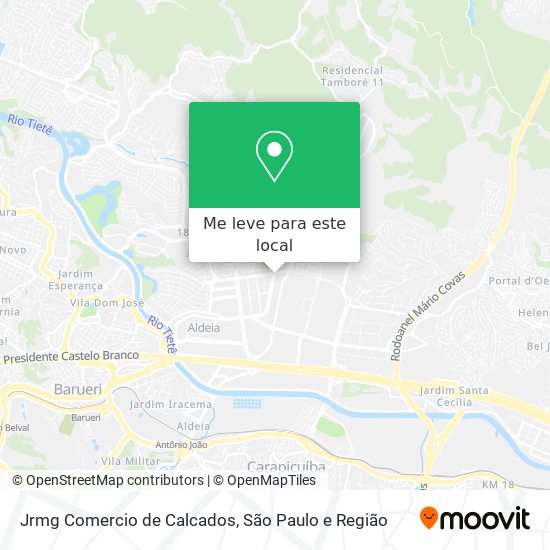 Jrmg Comercio de Calcados mapa