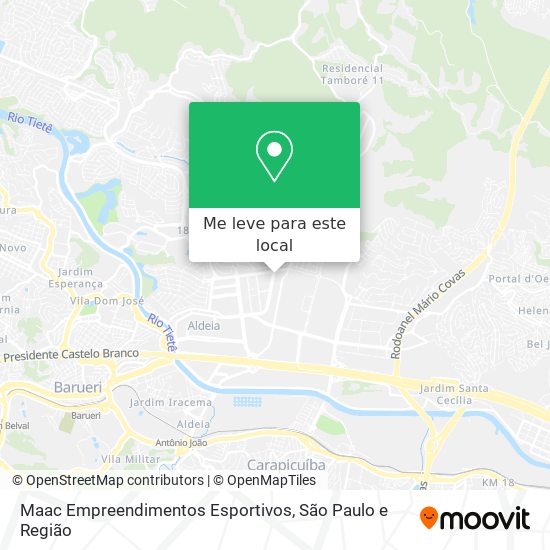 Maac Empreendimentos Esportivos mapa