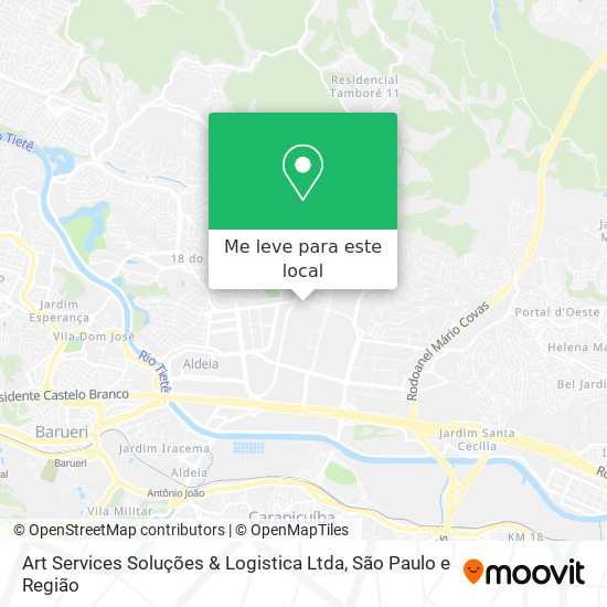 Art Services Soluções & Logistica Ltda mapa