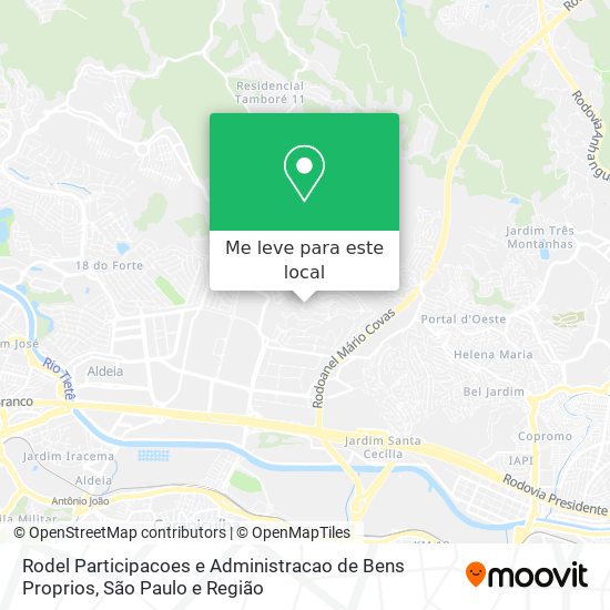 Rodel Participacoes e Administracao de Bens Proprios mapa