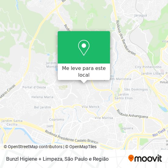 Bunzl Higiene + Limpeza mapa