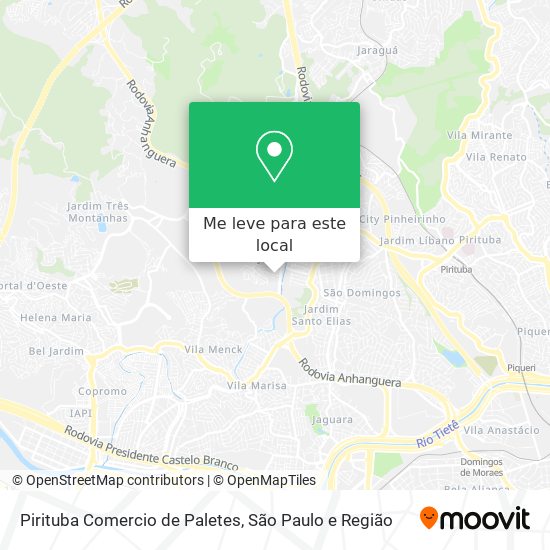 Pirituba Comercio de Paletes mapa