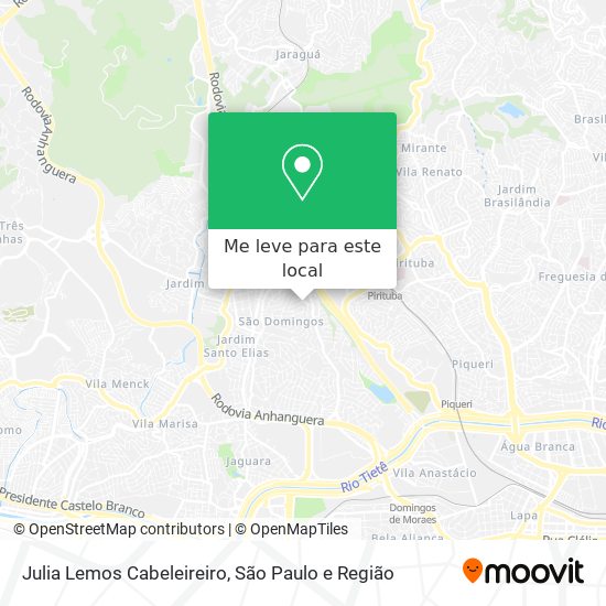 Julia Lemos Cabeleireiro mapa