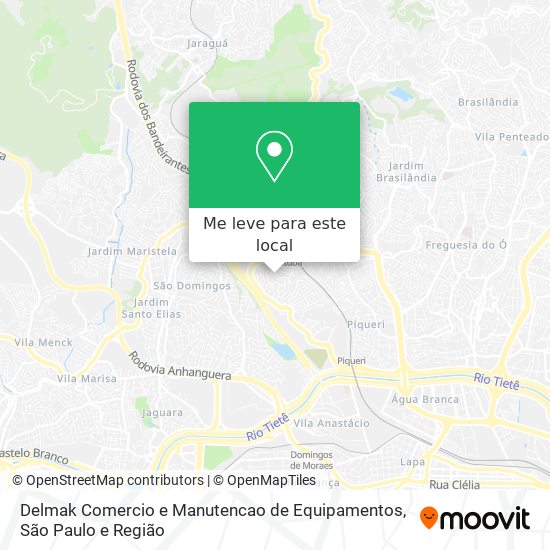 Delmak Comercio e Manutencao de Equipamentos mapa