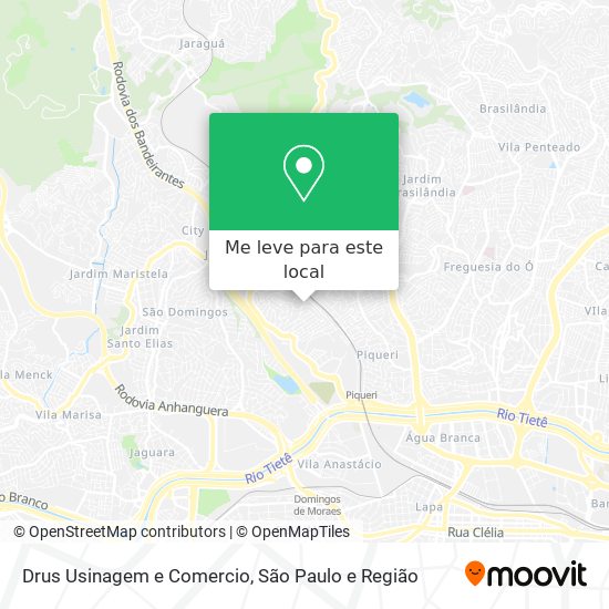 Drus Usinagem e Comercio mapa