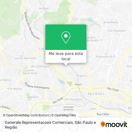 Generale Representacoes Comerciais mapa