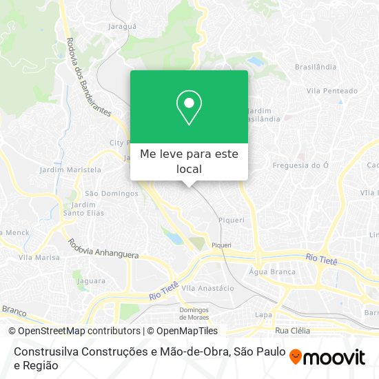 Construsilva Construções e Mão-de-Obra mapa