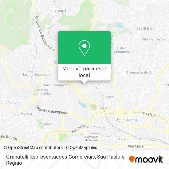 Granatelli Representacoes Comerciais mapa