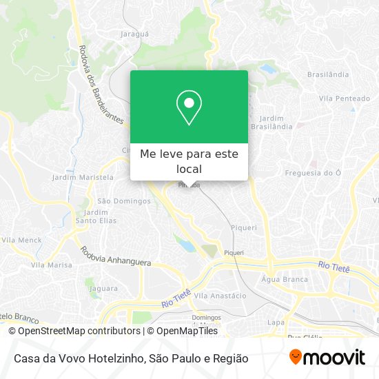 Casa da Vovo Hotelzinho mapa
