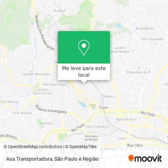 Asa Transportadora mapa