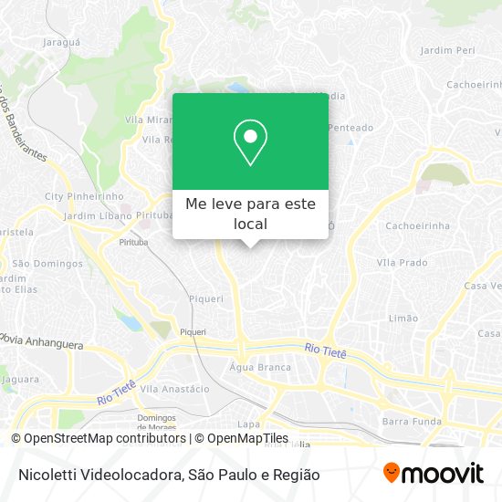 Nicoletti Videolocadora mapa