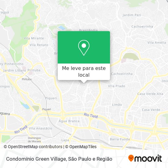 Condomínio Green Village mapa
