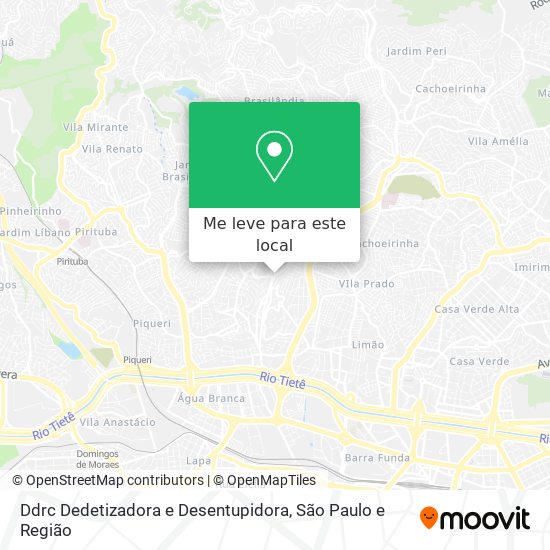 Ddrc Dedetizadora e Desentupidora mapa