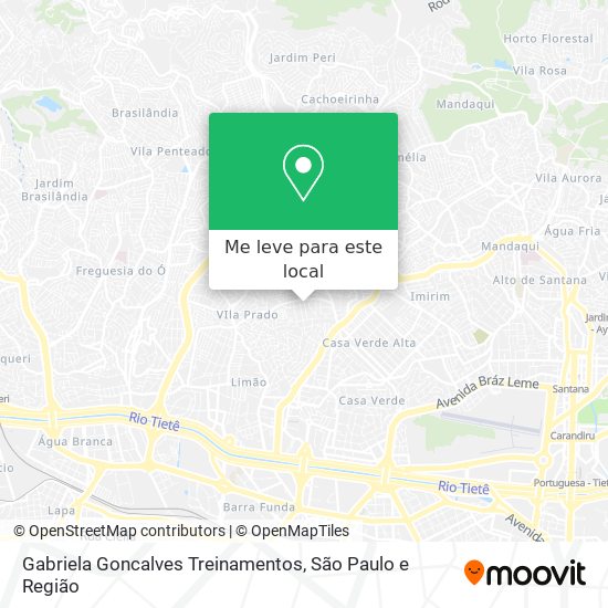 Gabriela Goncalves Treinamentos mapa