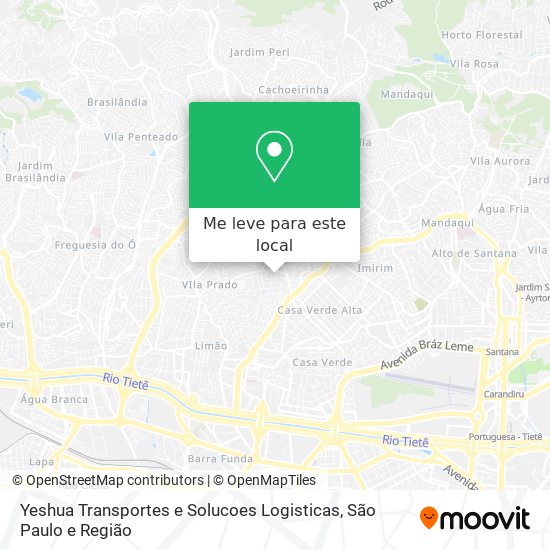 Yeshua Transportes e Solucoes Logisticas mapa