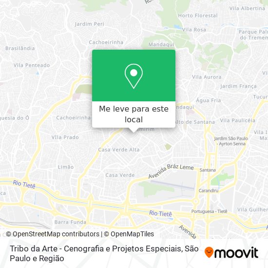 Tribo da Arte - Cenografia e Projetos Especiais mapa