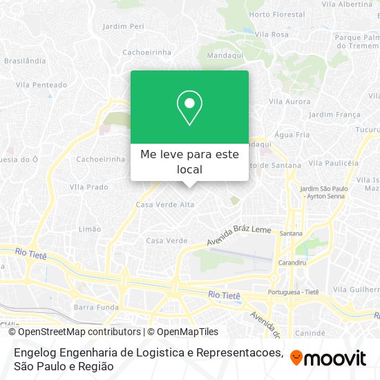 Engelog Engenharia de Logistica e Representacoes mapa