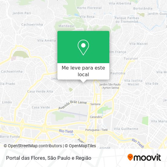 Portal das Flores mapa