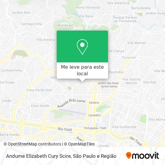 Andume Elizabeth Cury Scire mapa