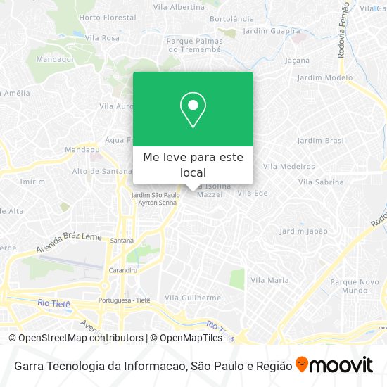 Garra Tecnologia da Informacao mapa