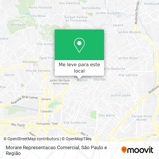 Morare Representacao Comercial mapa