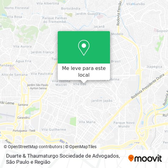 Duarte & Thaumaturgo Sociedade de Advogados mapa