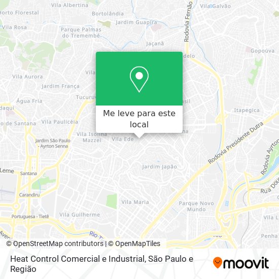 Heat Control Comercial e Industrial mapa