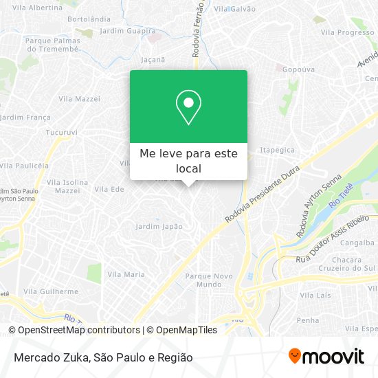 Mercado Zuka mapa