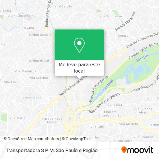 Transportadora S P M mapa